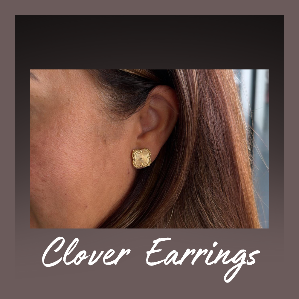 18k Gold Filled Clover