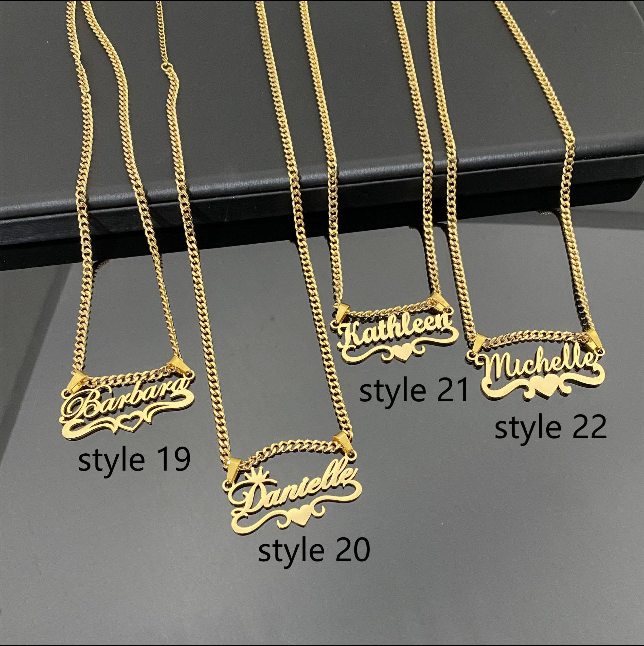18k Gold Filled Custom Name Necklace