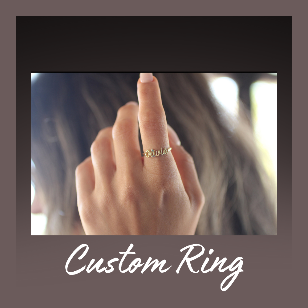 14k Solid Gold Custom Ring