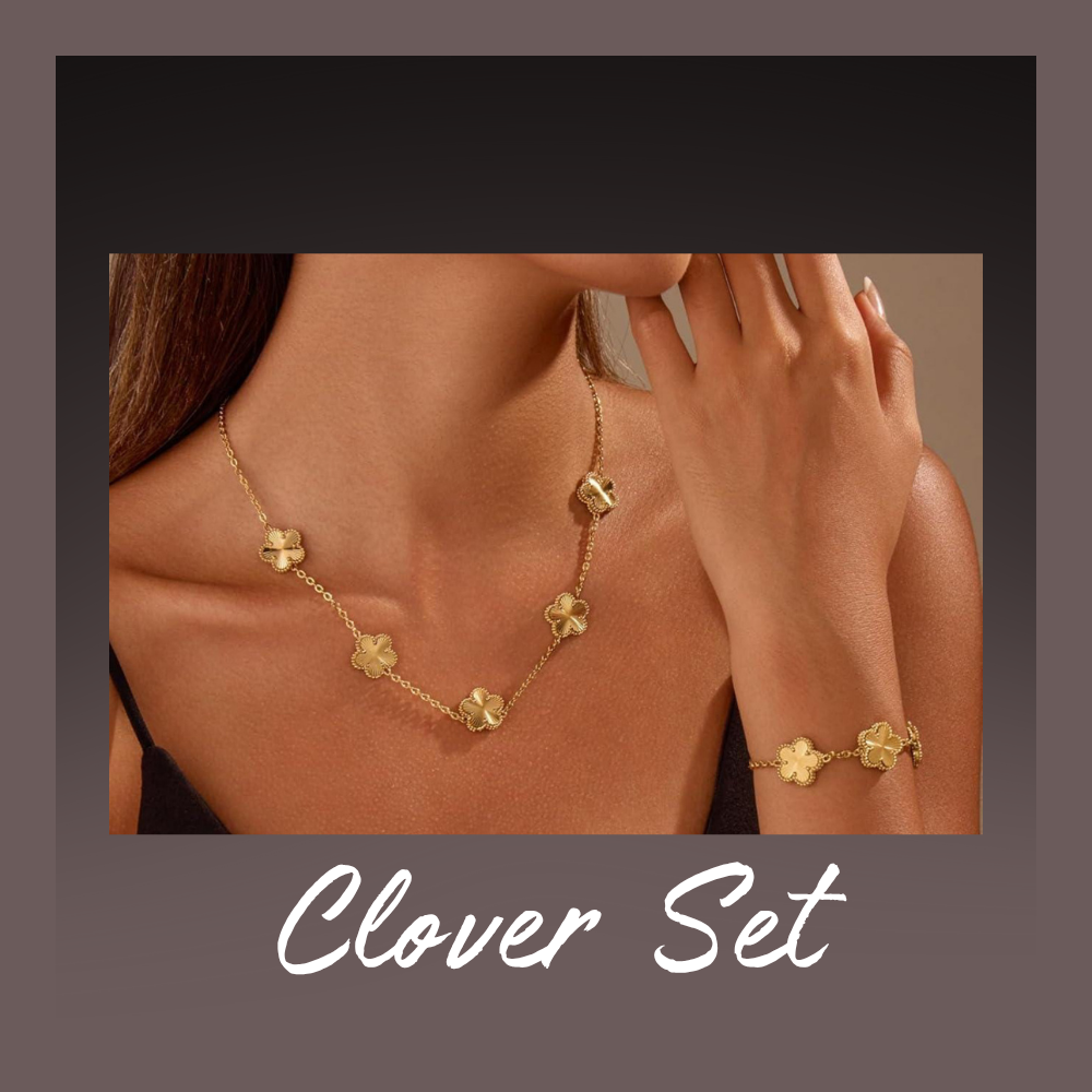 18k Gold Filled Clover