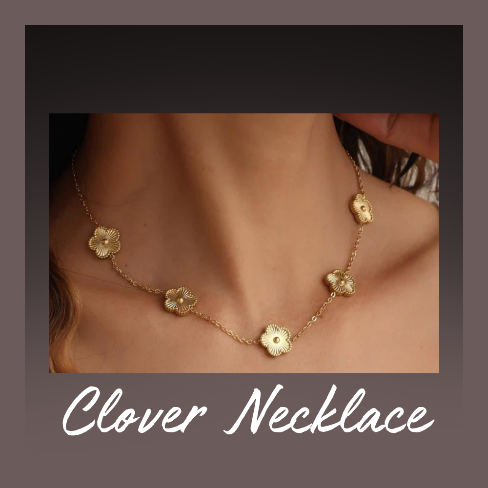 18k Gold Filled Clover