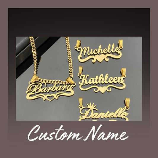 18k Gold Filled Custom Name Necklace