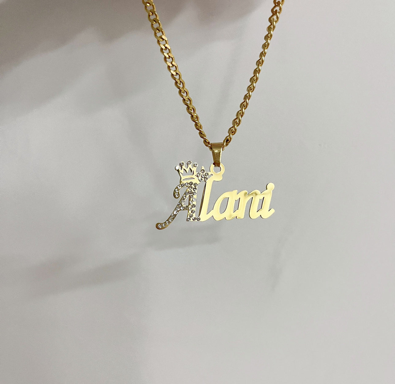 18k Gold Filled Custom Pendant Necklace