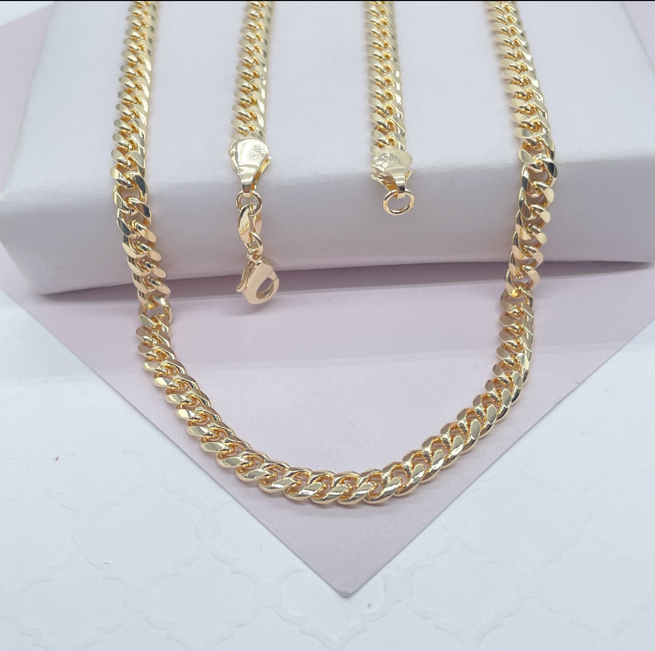 18k Gold Filled 5mm Cuban Link
